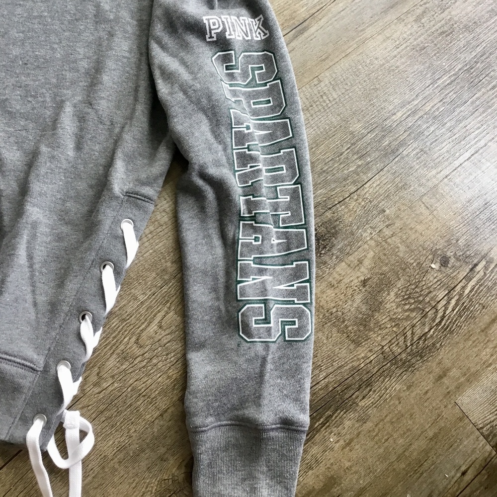 NWT Victorias Secret Pink Campus Oversized Hoodie - Picture 3 of 8